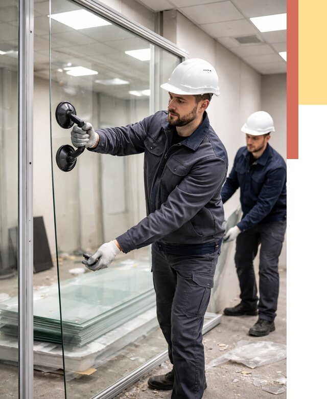 Демонтаж стеклянных перегородок в таре от 3292 руб. — быстро и недорого | ОТДЕЛОЧНИК-Тар