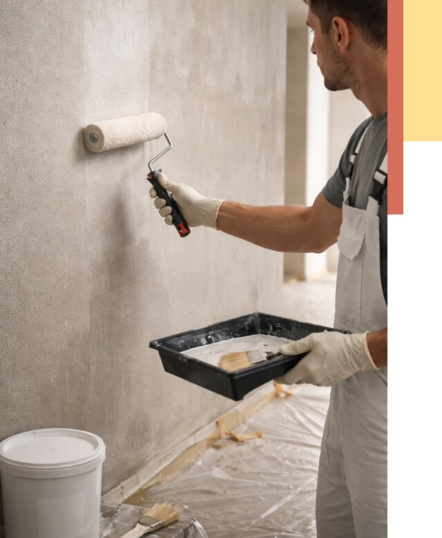 Грунтовка стен в таре от 2263 руб. м2 — быстро, недорого, с материалом | ОТДЕЛОЧНИК-Тар