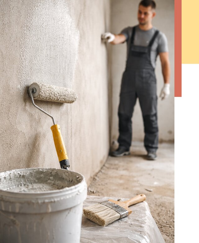 Нанесение бетоноконтакта на стены в таре от 4321 руб. быстро и недорого | ОТДЕЛОЧНИК-Тар