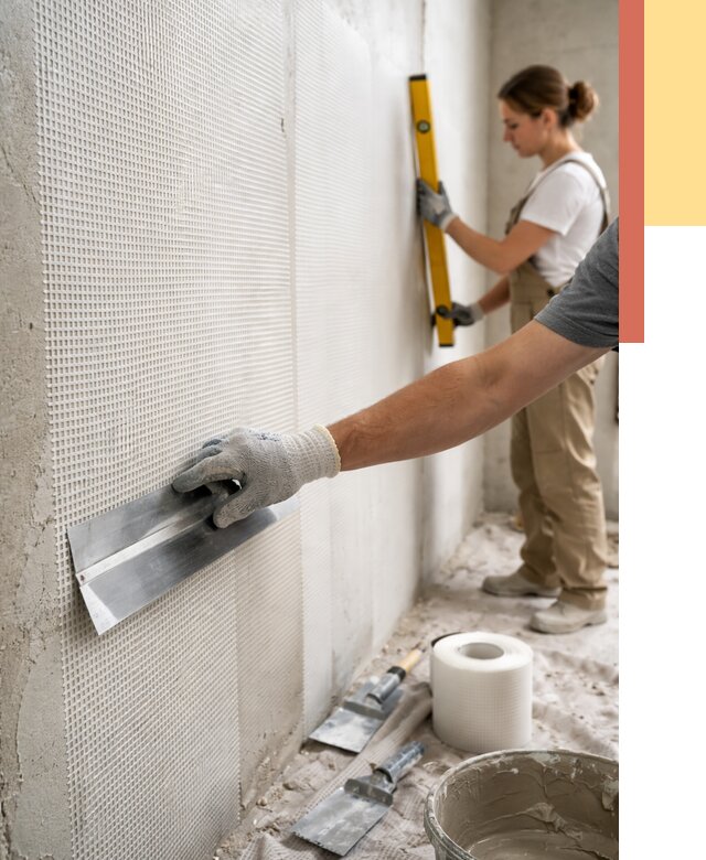 Армирование стен стеклосеткой в таре от 3292 руб. под ключ | ОТДЕЛОЧНИК-Тар