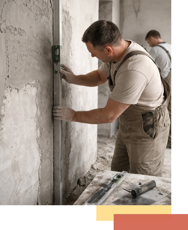 Установка штукатурных маяков в таре с гарантией качества