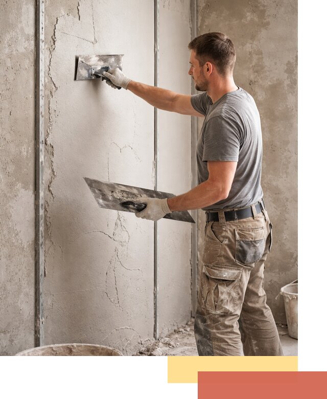 Штукатурка стен гипсовая в таре — качественный и быстрый монтаж