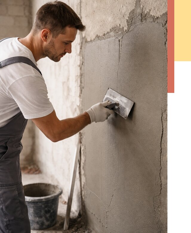 Штукатурка стен под плитку в таре от 4321 руб./м2 — выравнивание под плитку | ОТДЕЛОЧНИК-Тар