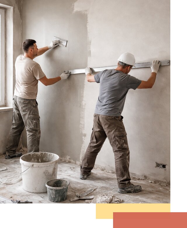 Штукатурка стен под покраску в таре качественно и быстро