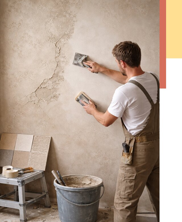 Ремонт декоративной штукатурки в таре от 4630 руб. под ключ | ОТДЕЛОЧНИК-Тар