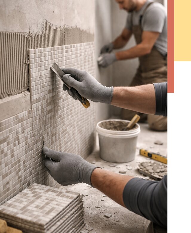 Облицовка стен мозаикой в таре от 3292 руб/м2 — укладка мозаики на стены | ОТДЕЛОЧНИК-Тар