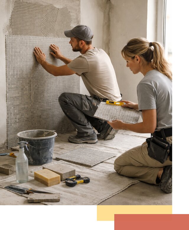 Облицовка стен мозаикой в таре качественно и быстро