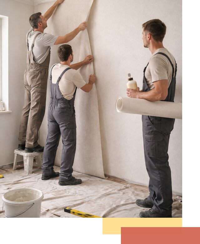 Оклейка стен обоями в таре — качественно и профессионально