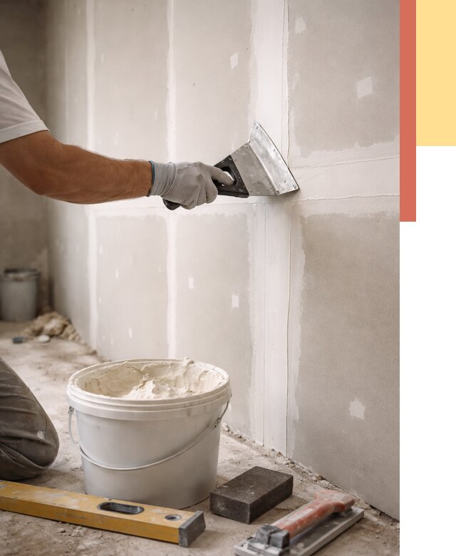 Шпаклевка перегородок из гипсокартона в таре от 2572 руб. — услуги ОТДЕЛОЧНИК-Тар