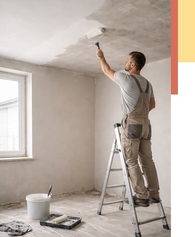 Грунтовка потолка в таре от 2572 руб. — быстро и недорого | ОТДЕЛОЧНИК-Тар