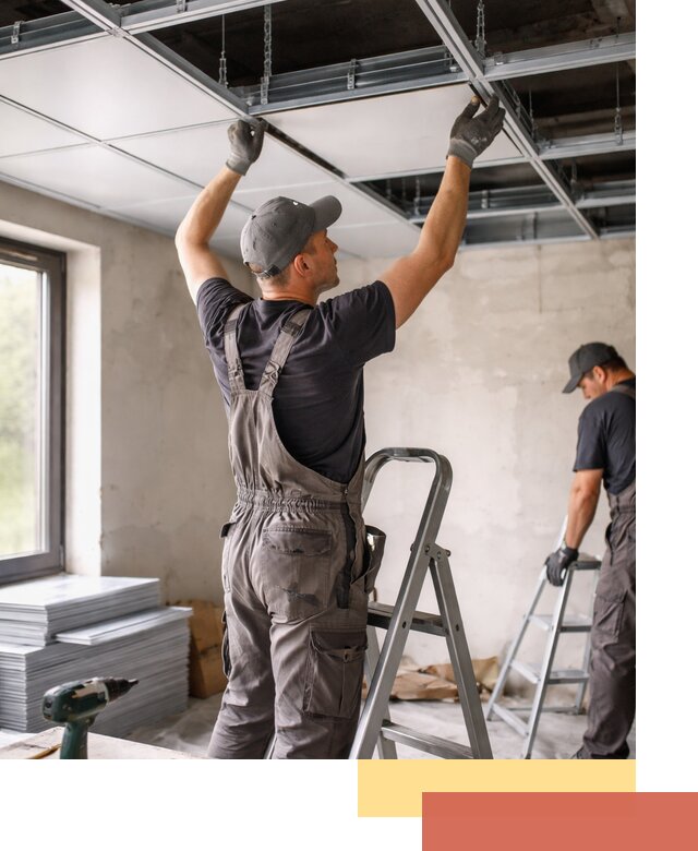 Монтаж кассетного потолка в таре качественно и быстро