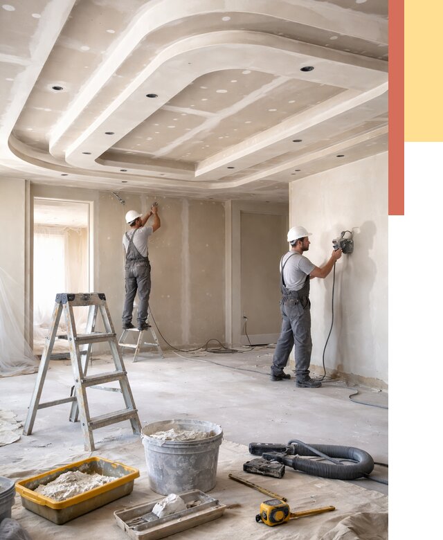 Многоуровневый потолок из гипсокартона в таре от 772 руб. под ключ | ОТДЕЛОЧНИК-Тар