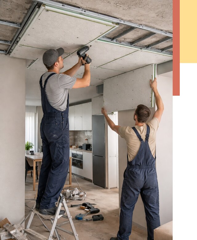 Шумоизоляция потолка панелями зипс в таре от 1903 руб. под ключ | ОТДЕЛОЧНИК-Тар